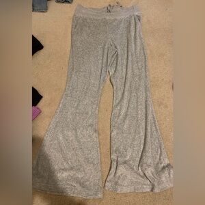 Gray Flared Pants